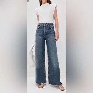 Agolde Dark Blue Flare Jeans